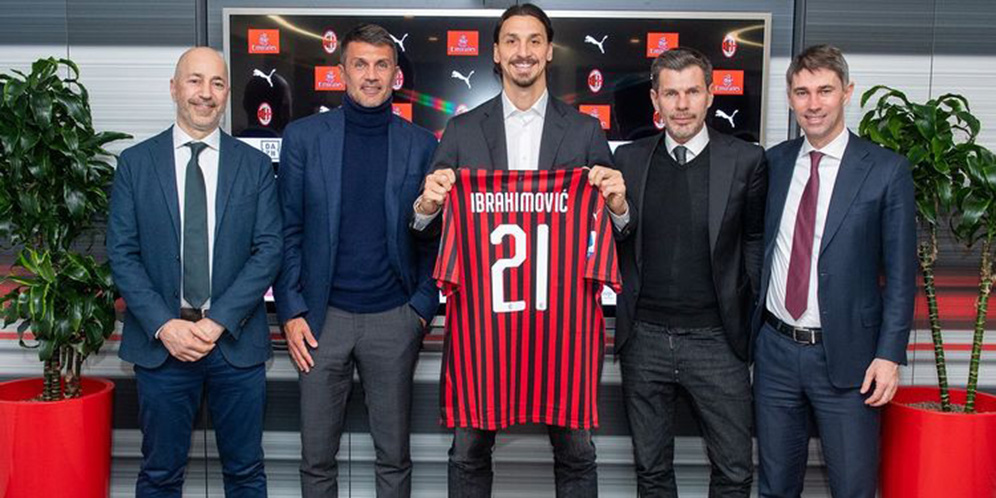 Pulang ke Milan, Ibra Pakai Nomor 21